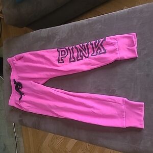 Pink sweatpants